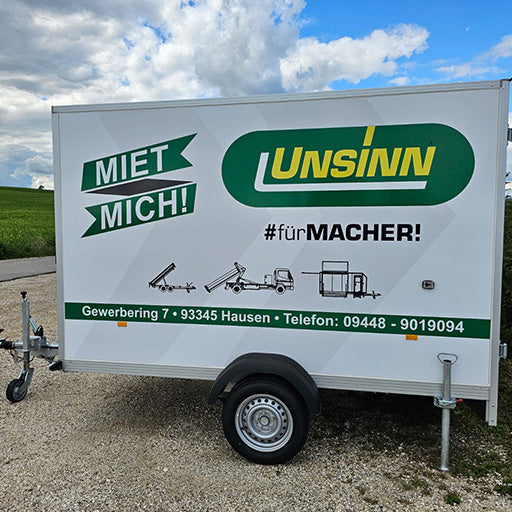 UNSINN Mietangebot, Kofferanhänger