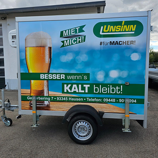 UNSINN Mietangebot, Kühlanhänger